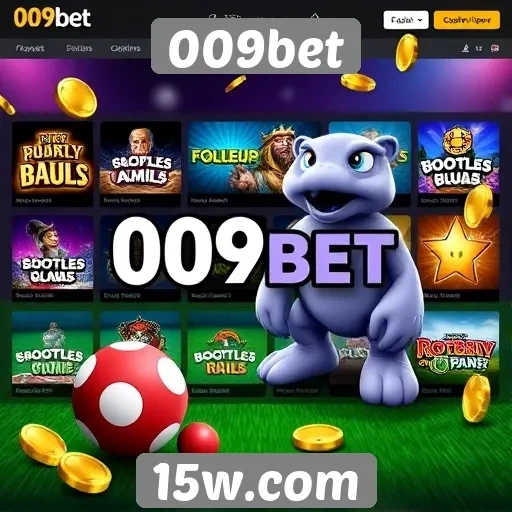 Variedade de jogos disponíveis na plataforma 009bet